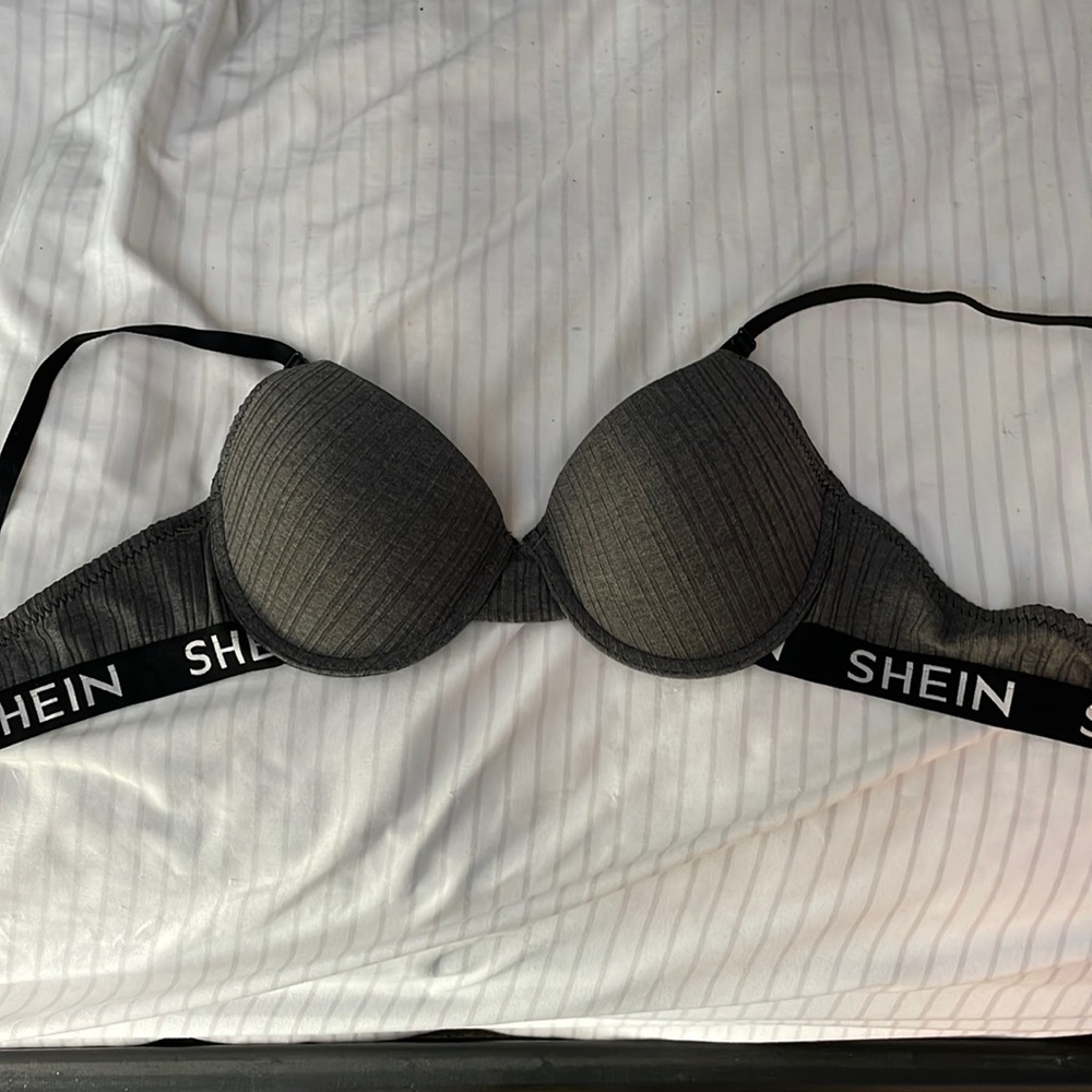 GRAY SHEIN BRA